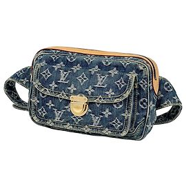 Monogram Denim Bumbag von Louis Vuitton Blau