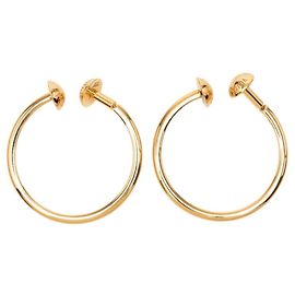 Pendientes de aro con tachuelas Monogram Louis Vuitton Dorado