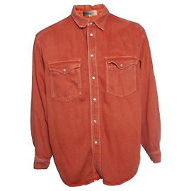Oranges Denim-Hemd von Isabel Marant Orange