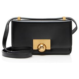 Bolsa de Ombro Mini Clássica BV em Couro Bottega Veneta Preto