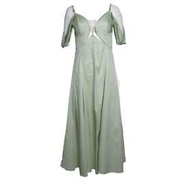 Grünes Dina Off-Shoulder-Midikleid von Cult Gaia Grün