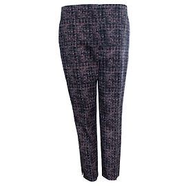 Calça estampada gráfica verde e rosa Prada Multicor