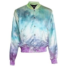 Amiri, Silk watercolour bomber jacket Multiple colors