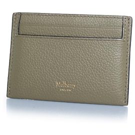 Mulberry, green leather card holder Green