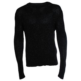 Schwarzer Lurex-Pullover von Saint Laurent, 2019 Schwarz
