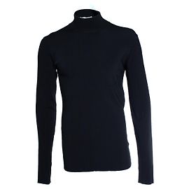 Bottega Veneta, black stretch turtle neck Black