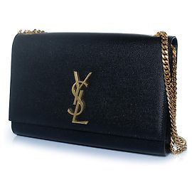 Borsa a spalla Medium Kate nera di Saint Laurent Nero