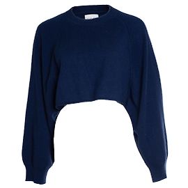 Autre Marque Loulou studio, verkürzter Kaschmirpullover Blau