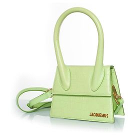 Jacquemus, le chiquito moyen bag in pelle Verde