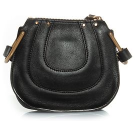 Chloé, Mini bolso hobo Hayley en negro Negro