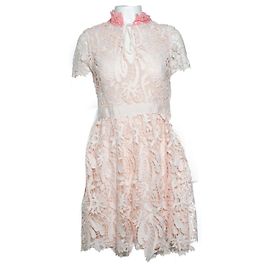 Maje, Spitzenkleid in Rosa Pink