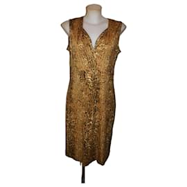 Vestido de seda Tory Burch Multicolor