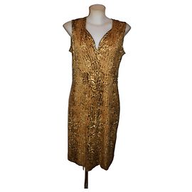 Robe en soie Tory Burch Multicolore