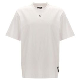 Fendi Metal FF Baumwoll-T-Shirt Weiß
