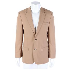 Sandro Wool Jacket Camel Beige 48 Brown