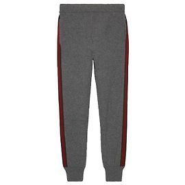 Gucci Pantaloni in lana e cashmere Marrone
