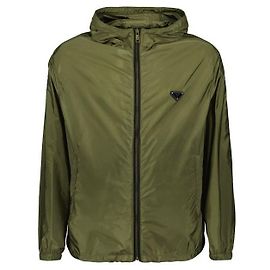 Prada Giacca Bomber in Re-Nylon D'oro