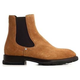 Alexander Mcqueen Botas Chelsea Laranja