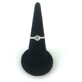 Tiffany & Co Tiffany Co. Platinum Diamond Ring Black