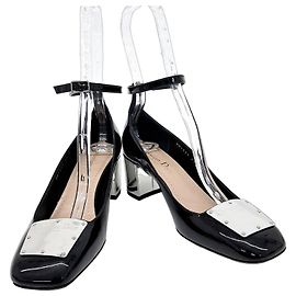 Dior Lackleder Schuhe Schwarz