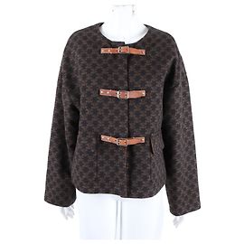 Céline Triomphe Jacke Braun
