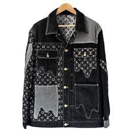 Louis Vuitton Nigo Crazy Denim Jacket Black
