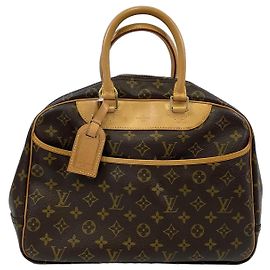 Louis Vuitton Deauville Handbag Monogram Canvas 34 Multicolore