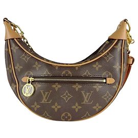 Bolso de Hombro Monograma Marrón Louis Vuitton Castaño