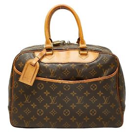 Sac à main Deauville Monogram Louis Vuitton Marron