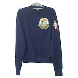 Loewe Wollstrick Blau