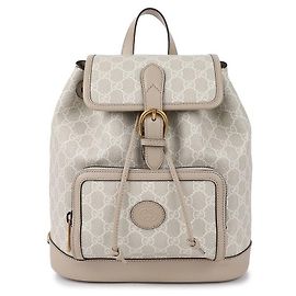 Gucci Sac à dos entrelacé Marron