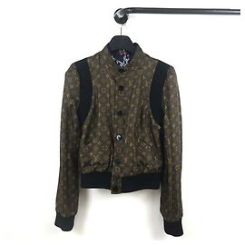 Louis Vuitton Jaqueta bomber reversível com botões monogramados Preto