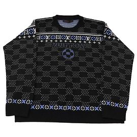 Louis Vuitton Jacquard Wool Pullover Knit XL Multiple colors