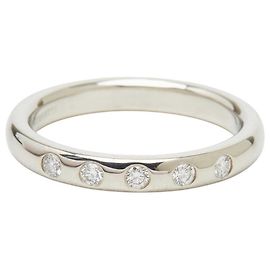 Tiffany & Co. Platinum Diamond Band Ring Other