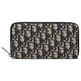 Dior Portafoglio lungo con zip obliqua Multicolore