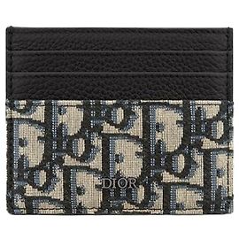 Dior Portacarte Oblique Nero