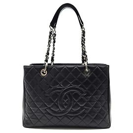 Chanel Caviar Grand Shopping Nero