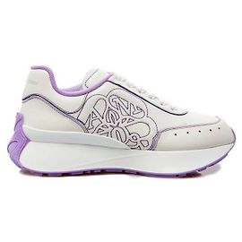 Alexander Mcqueen Baskets Sprint Runner Argenté