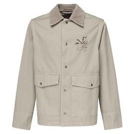 Burberry Baumwoll-Feldjacke Weiß