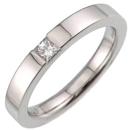 Anillo de diamante corte princesa Harry Winston en platino Otro