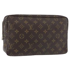 Trousse Toilette Monogram Canvas 28 Louis Vuitton Marrone