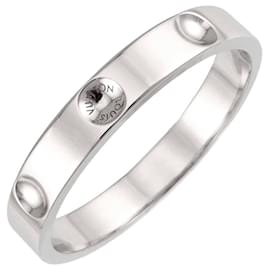 Anello Louis Vuitton Alliance Empreinte #63 Argento