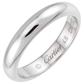 Cartier 1895 Classic Platinum Ring Silvery