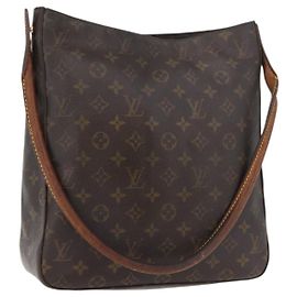 LOUIS VUITTON Bolsa de Ombro Monogram Looping GM M51145 LV Auth 176355 Monograma