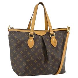 LOUIS VUITTON Borsa Tote Monogram Palermo PM M40145 LV Auth ka4111A Monogramma