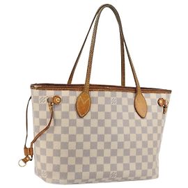 LOUIS VUITTON Borsa Tote Neverfull PM Damier Azur N41362 LV Auth 176975 Altro