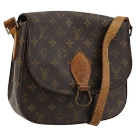 LOUIS VUITTON Bolsa de Ombro Monogram Saint Cloud GM M51242 LV Auth am11439 Monograma