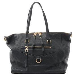 Bolsa de Ombro Lumineuse PM Monogram Empreinte em Azul Marinho M93410 da Louis Vuitton Azul marinho