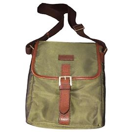 Sac messager Burberry Black Label Marron Vert