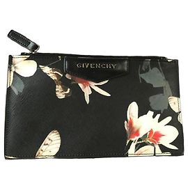 Givenchy Floral Print Pouch Black Multiple colors